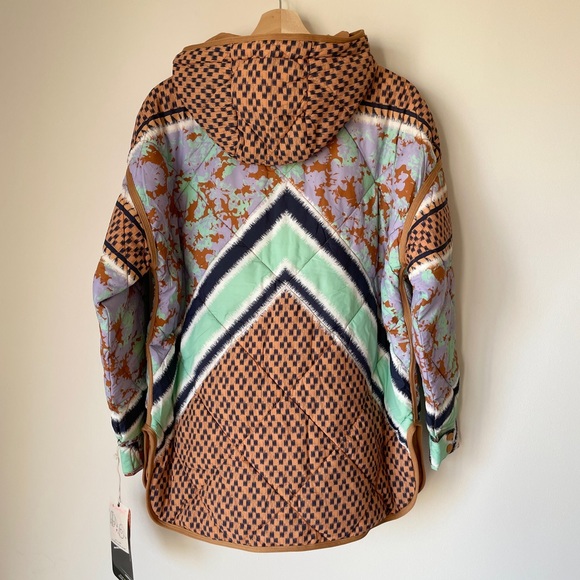 NEW Free People Pria Printed Packable Puffer Jacket - Picture 14 of 15